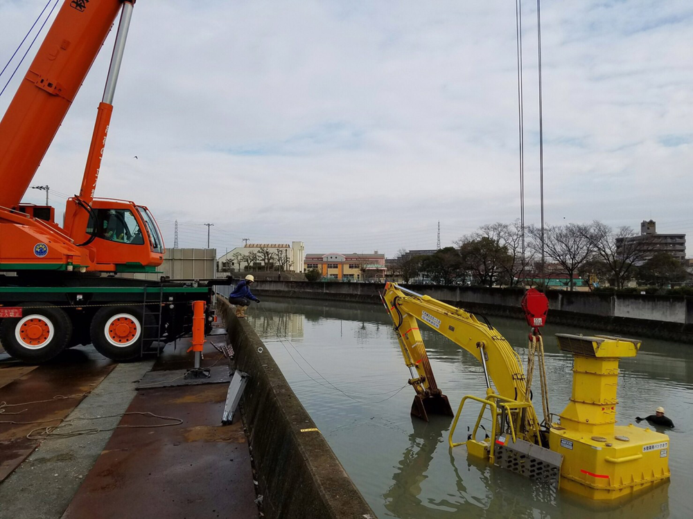 河川・ダム維持浚渫技術