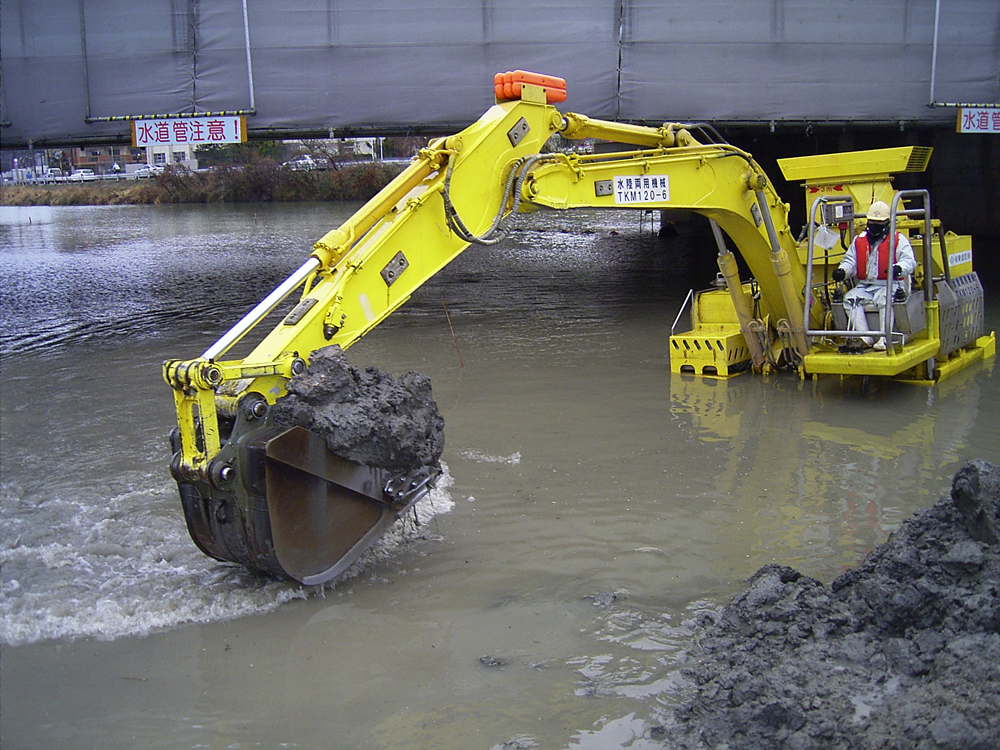 河川・ダム維持浚渫技術